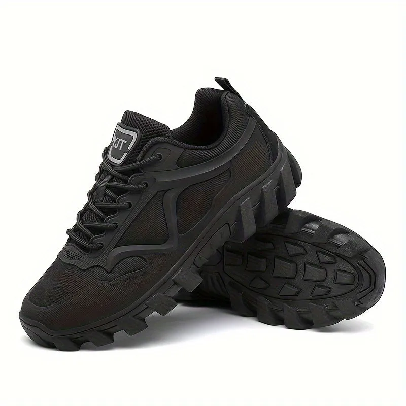 Men's Breathable Mesh Tactical Sneakers - Casual All-Season Fashion Footwear