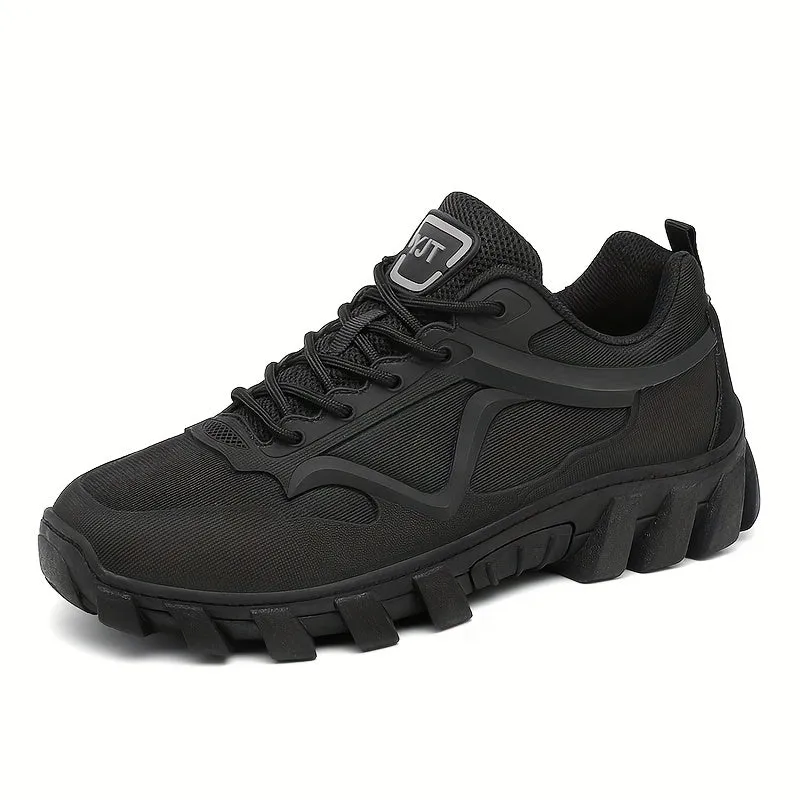 Men's Breathable Mesh Tactical Sneakers - Casual All-Season Fashion Footwear