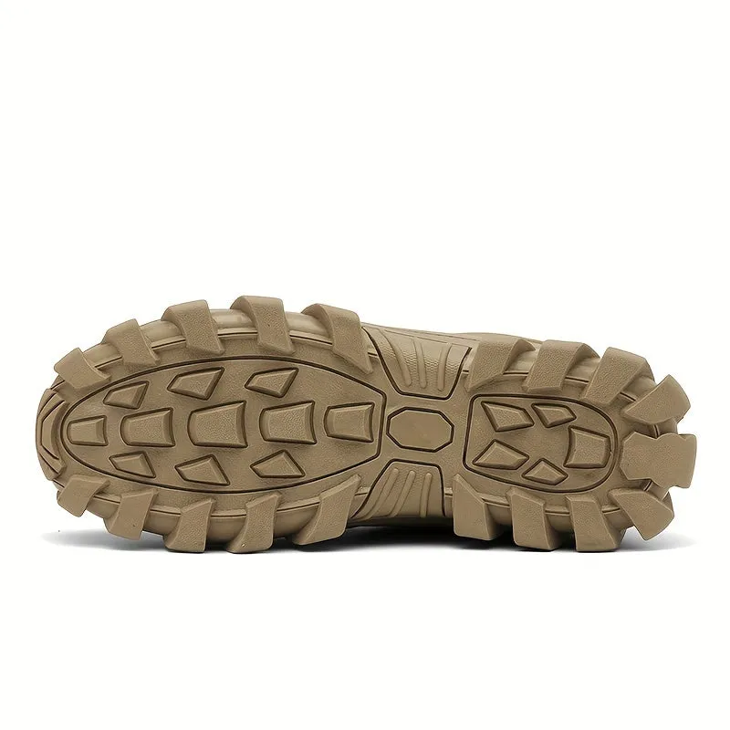 Men's Breathable Mesh Tactical Sneakers - Casual All-Season Fashion Footwear