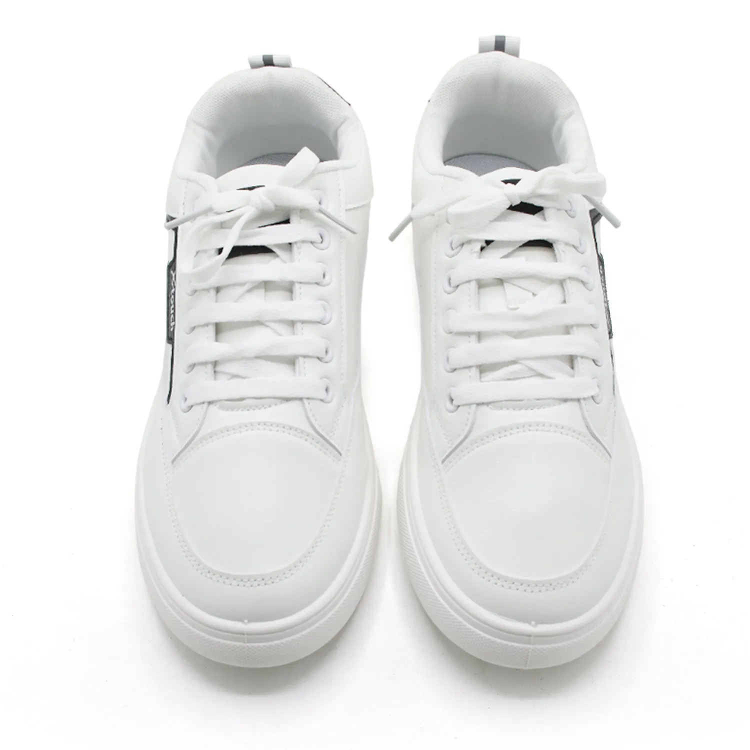 Men's Lace-Up Comfortable Lightweight Sneakers - White