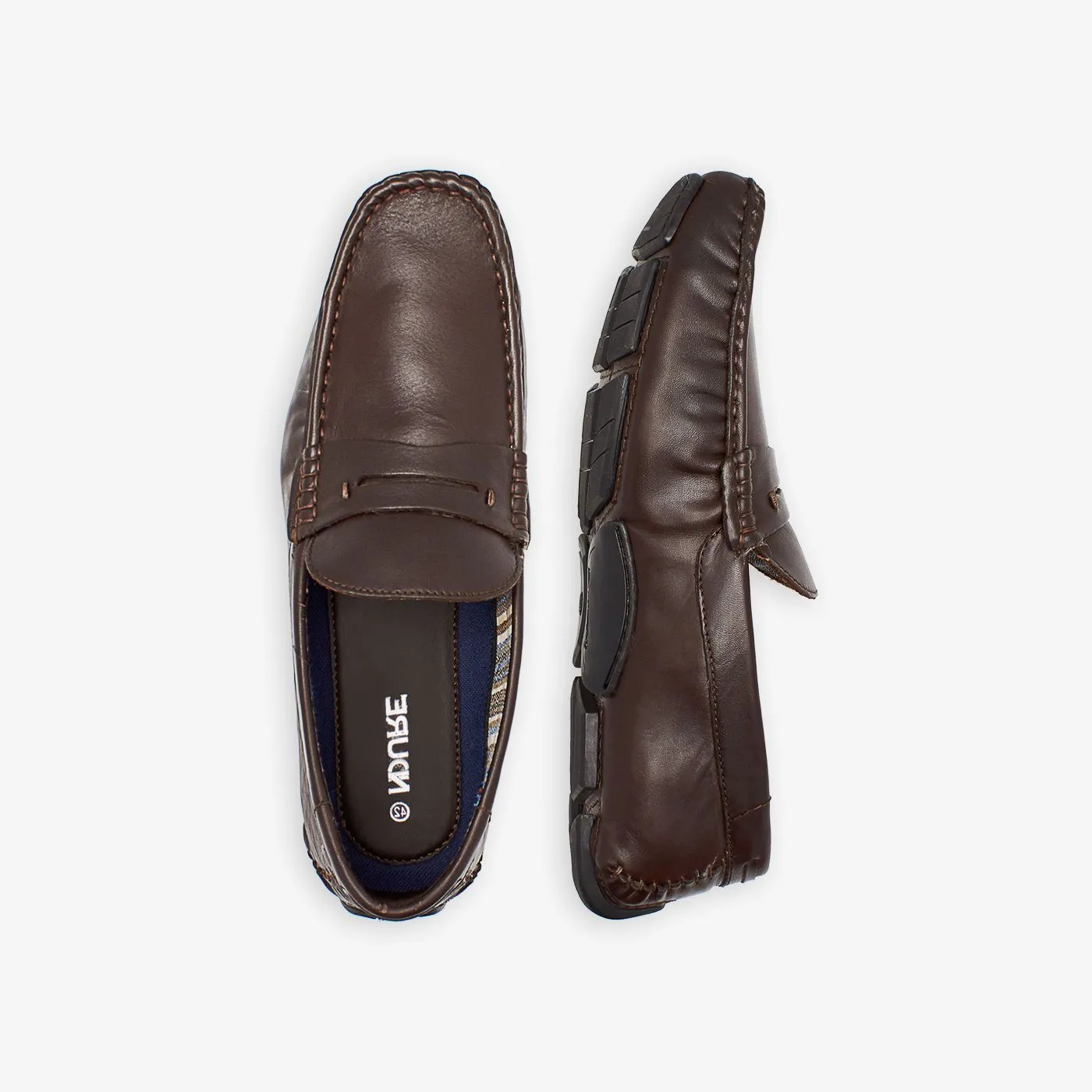 Mens Leather Penny Loafers
