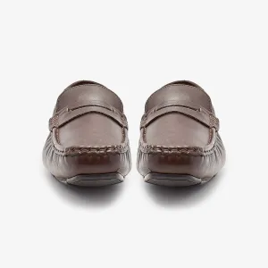Mens Leather Penny Loafers