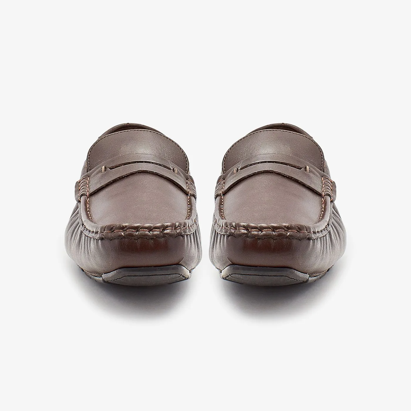 Mens Leather Penny Loafers