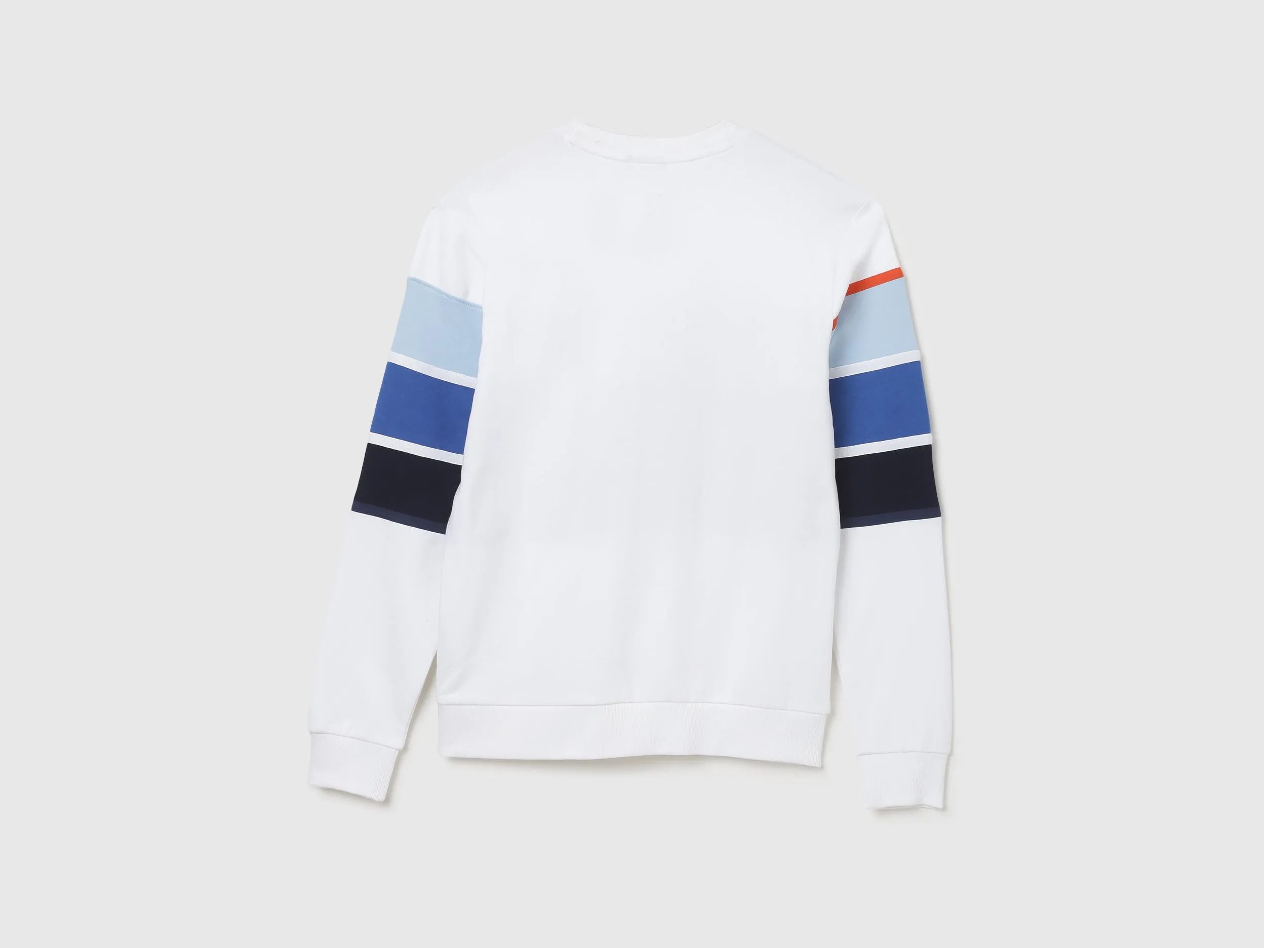 Mens Long Sleeve Stripe Sweatshirt