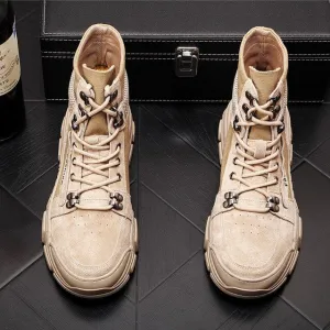 Men's shoes  Hip hop high tops ankle boots