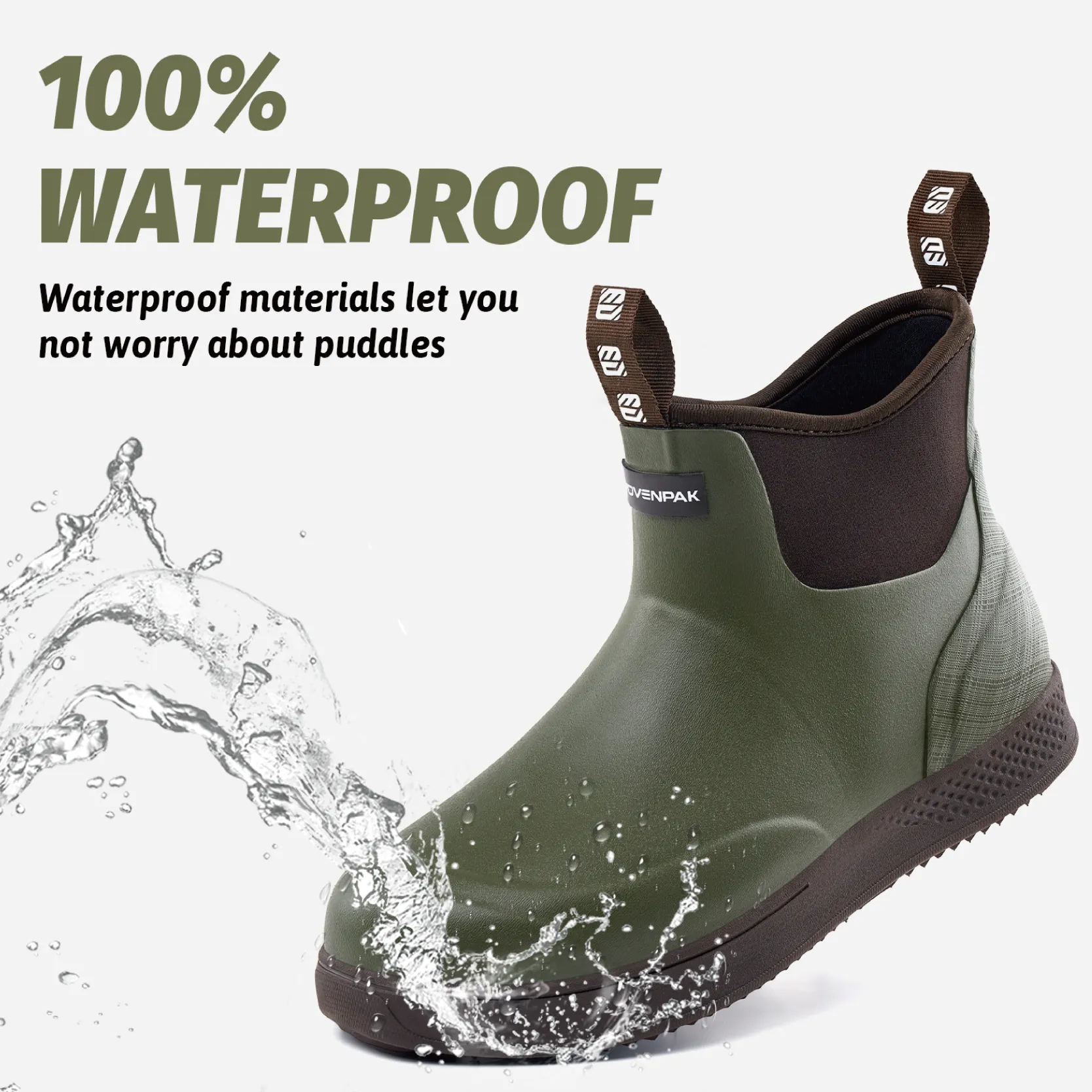 Mens Waterproof Ankle Boots