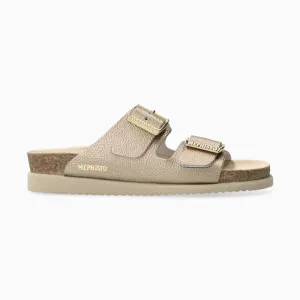 MEPHISTO- WOMEN'S HESTER METALLIC LEATHER SANDAL