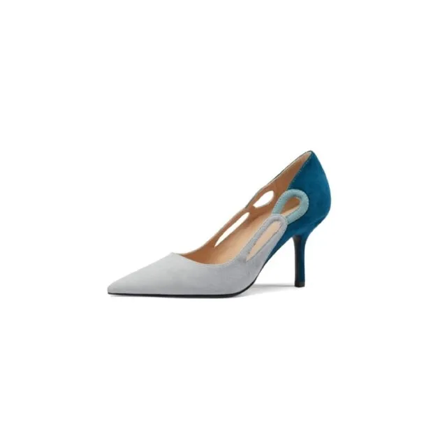 Mixed Colors High Heels Elegant Shoes