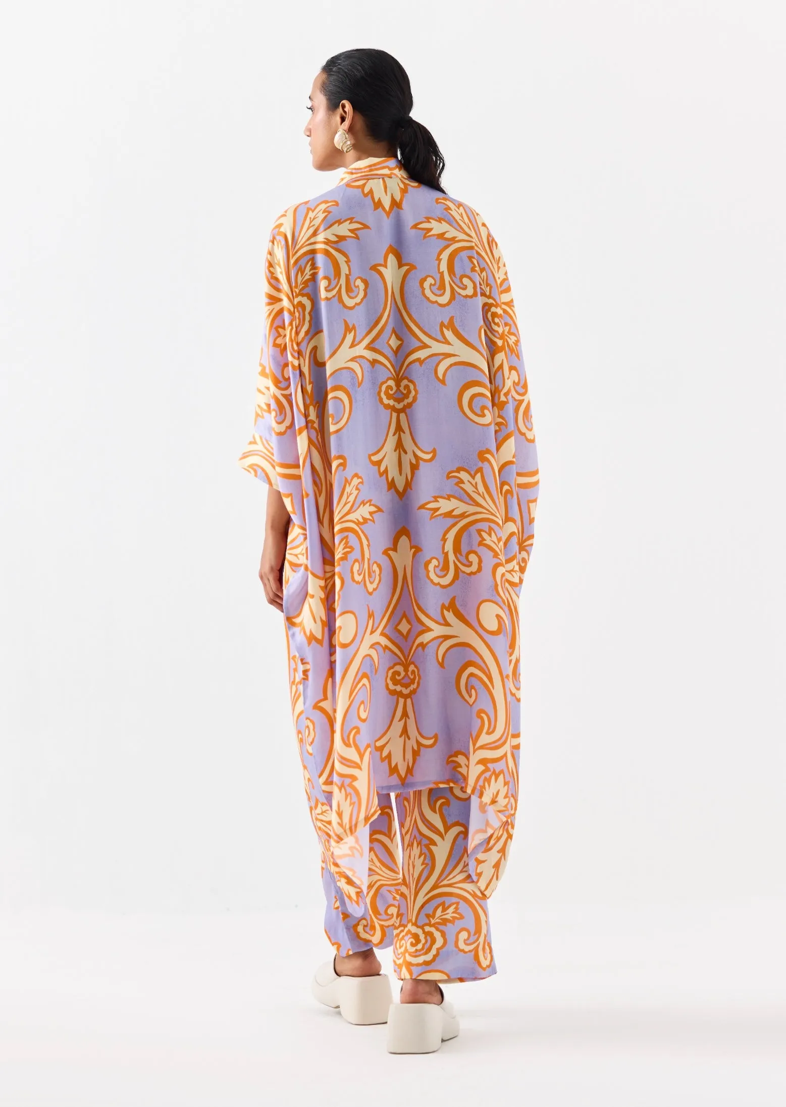 Mojito front button kimono kurta and pants