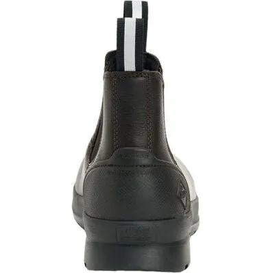 Muck Men's Chore Farm Leather Chelsea Waterproof Work Boot - Black - CCLP-900