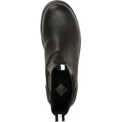 Muck Men's Chore Farm Leather Chelsea Waterproof Work Boot - Black - CCLP-900