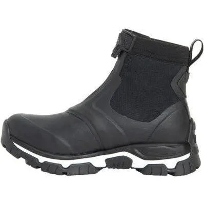 Muck Women's Apex 7.5" Waterproof Mid Zip Ankle Work Boot -Black- AXWZ000