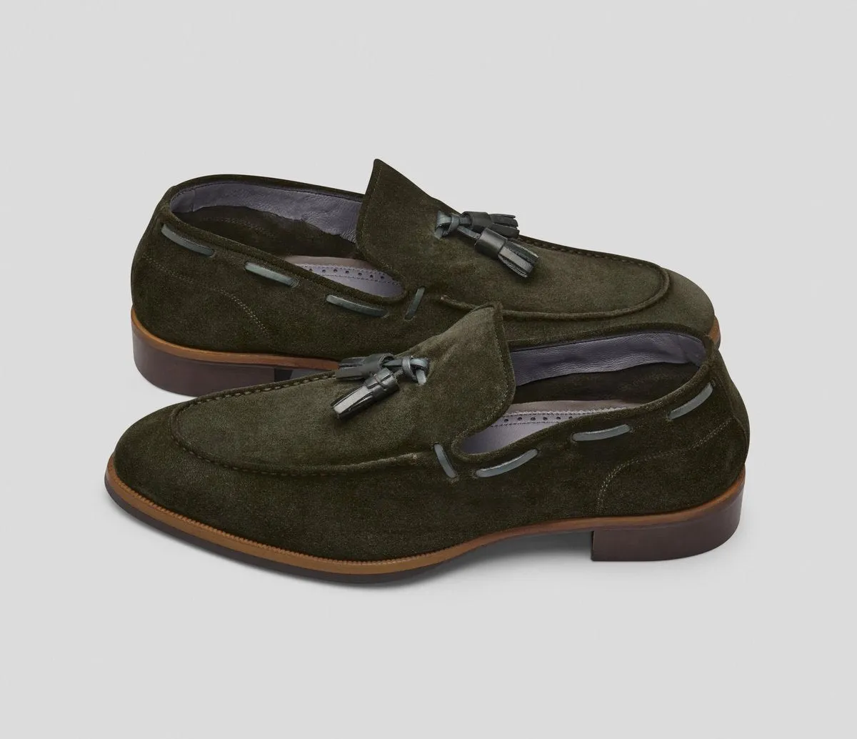 Napoli Suede Loafer in Selva