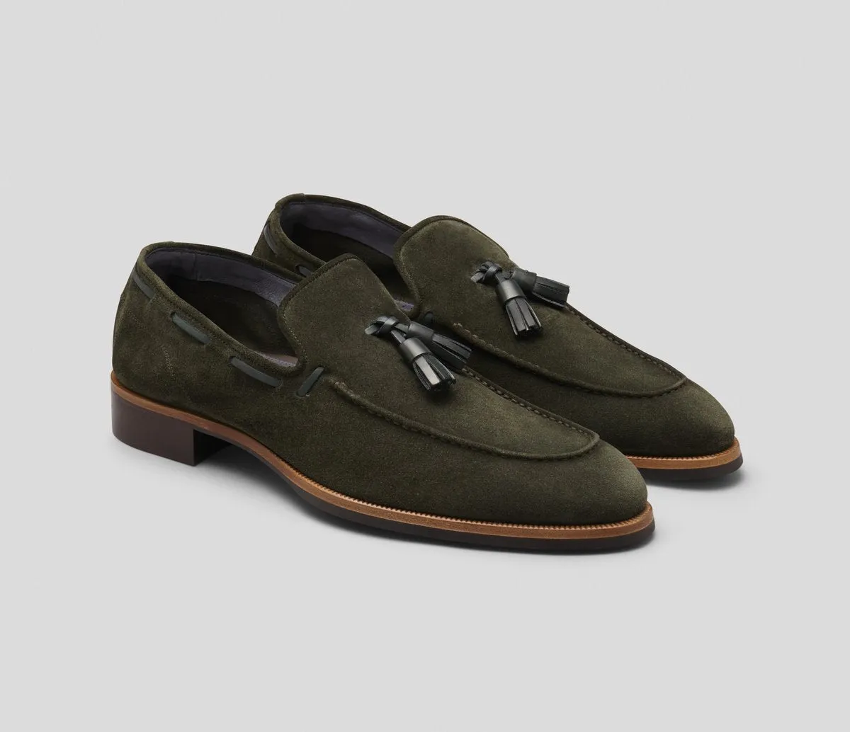 Napoli Suede Loafer in Selva