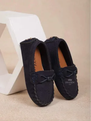 Navy Blue Casual Loafers for Boys