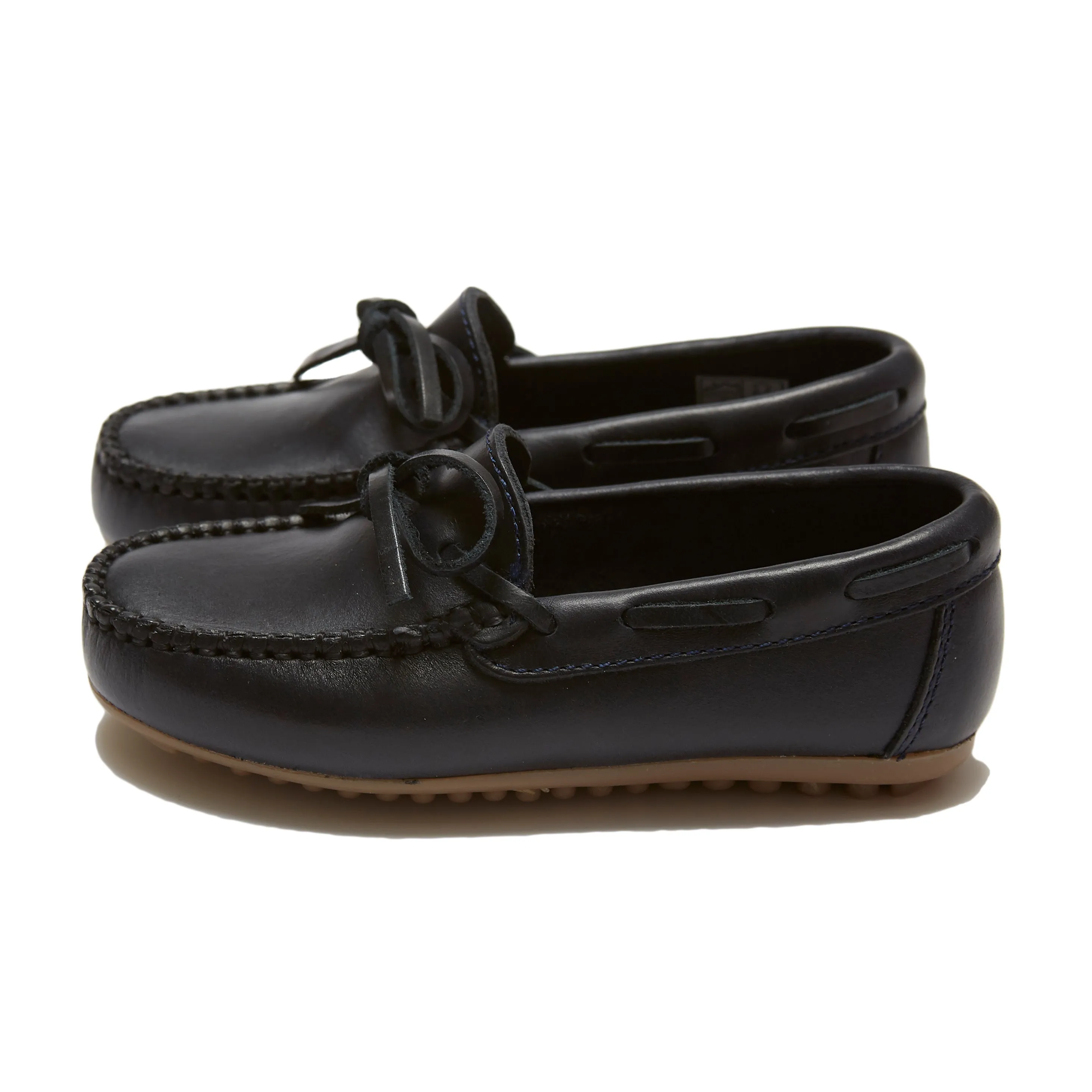 NAVY NAPPA LOAFERS