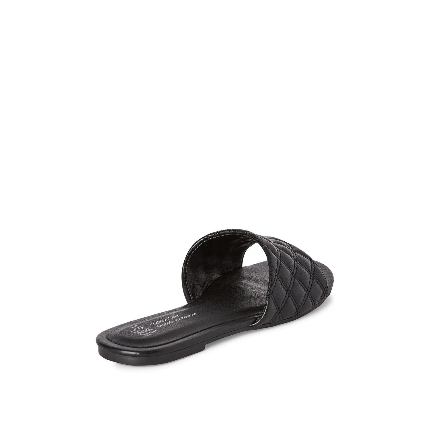 New with tags! Time and Tru Women's Coco Sandals, Black, Sz 7 Wide!
