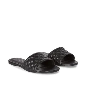 New with tags! Time and Tru Women's Coco Sandals, Black, Sz 7 Wide!