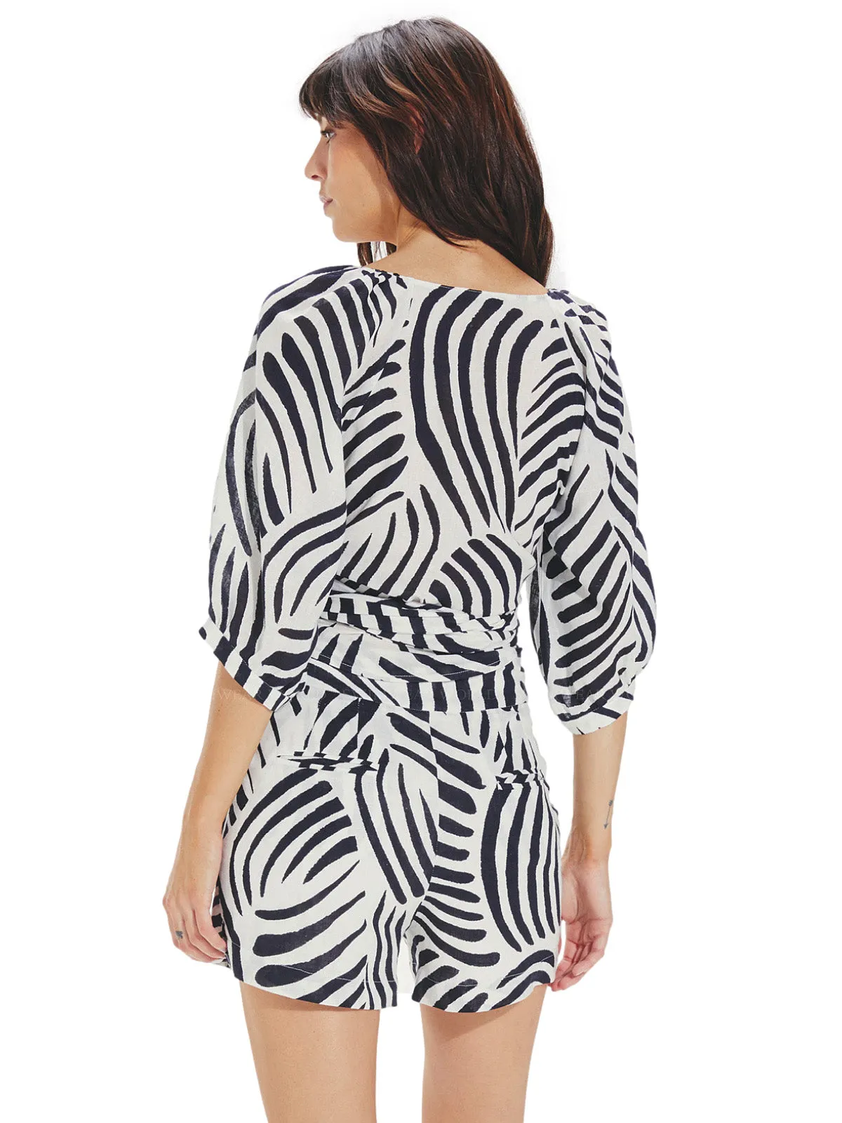 Norman Long Sleeve Blouse-Bela Short ::RET