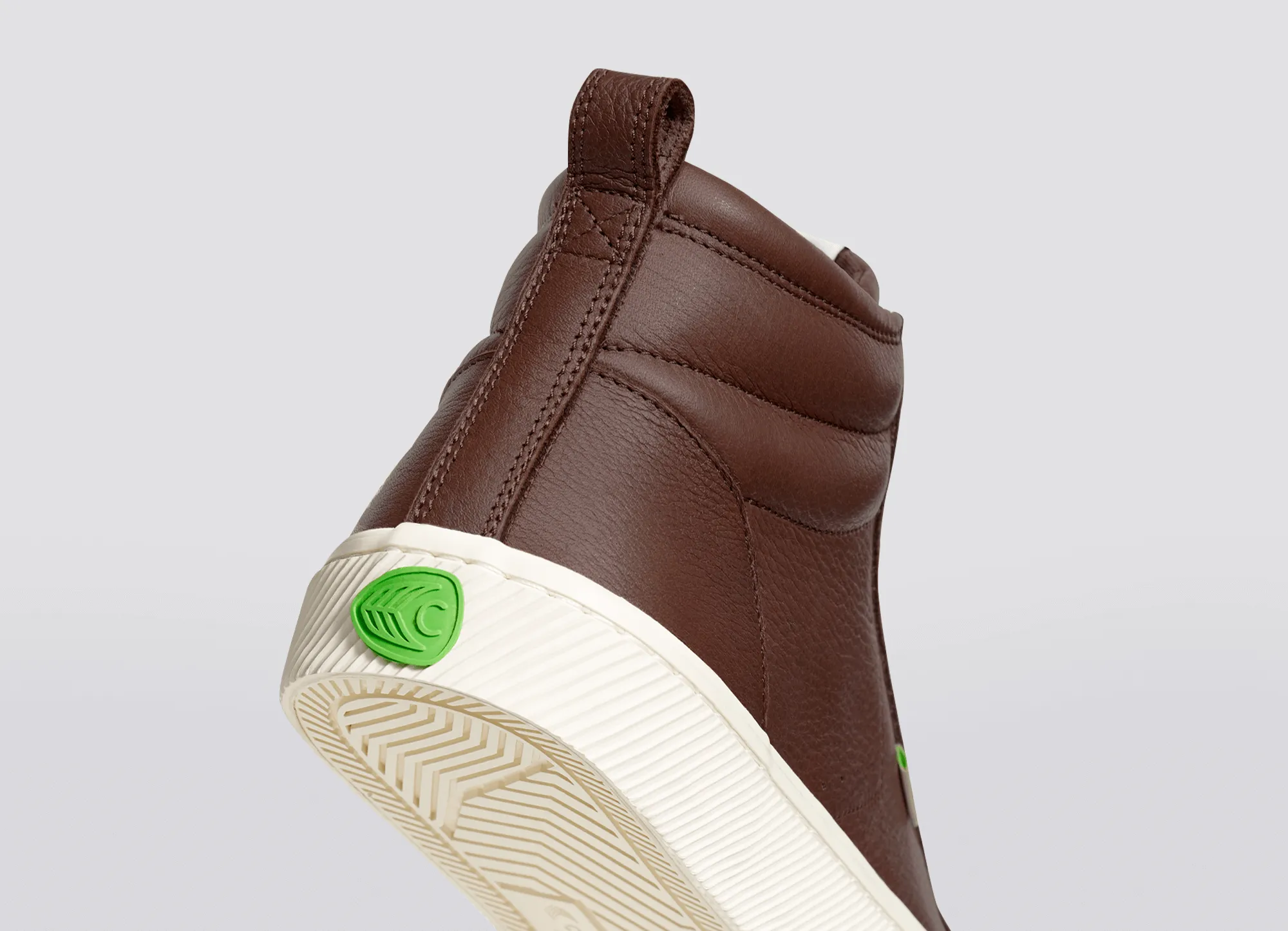OCA High Brown Premium Leather Sneaker Women