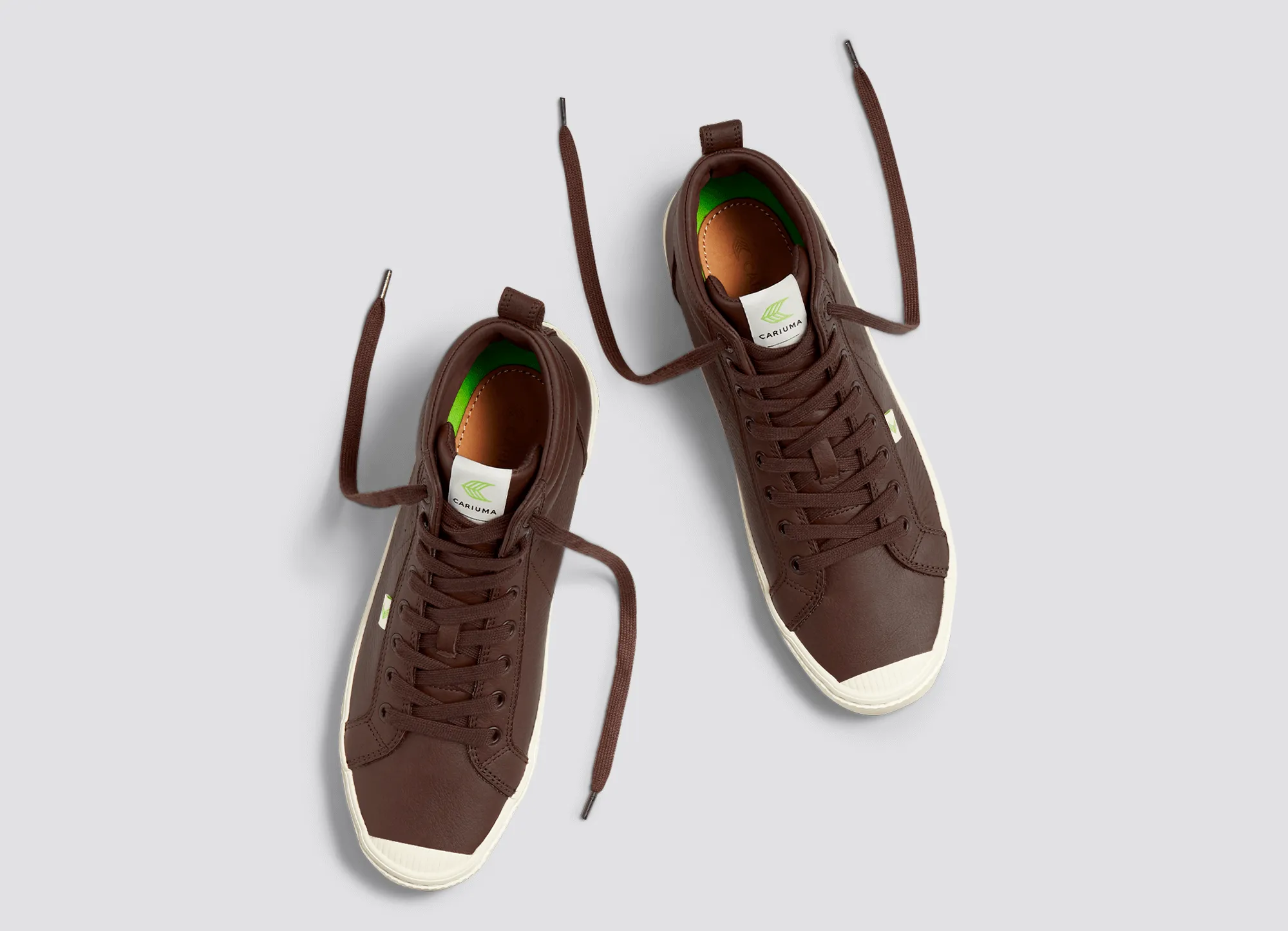 OCA High Brown Premium Leather Sneaker Women