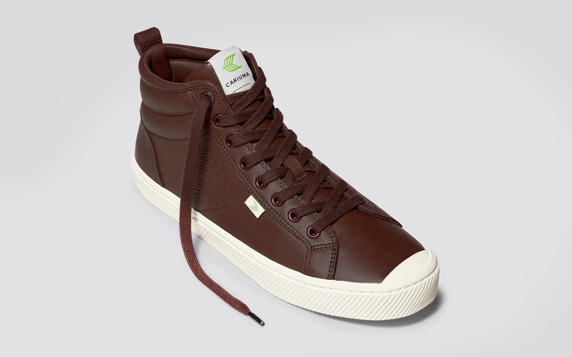 OCA High Brown Premium Leather Sneaker Women
