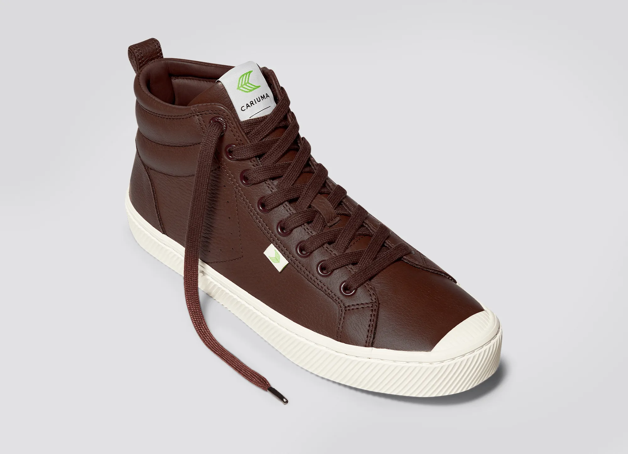 OCA High Brown Premium Leather Sneaker Women
