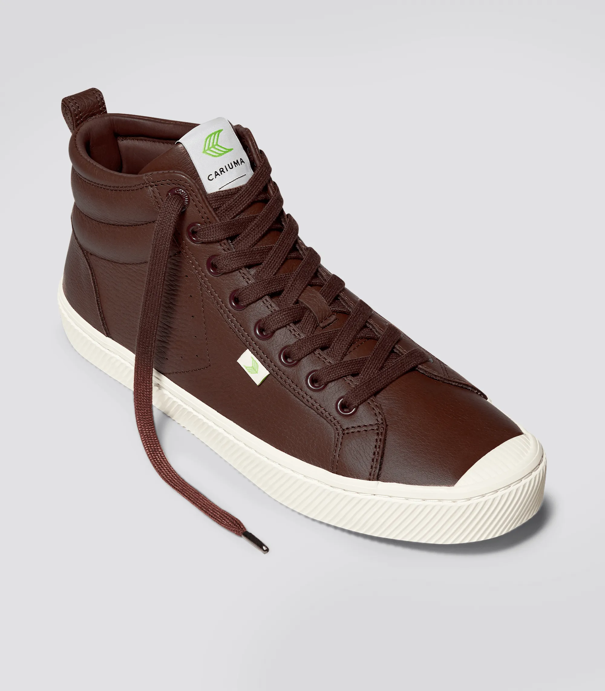 OCA High Brown Premium Leather Sneaker Women