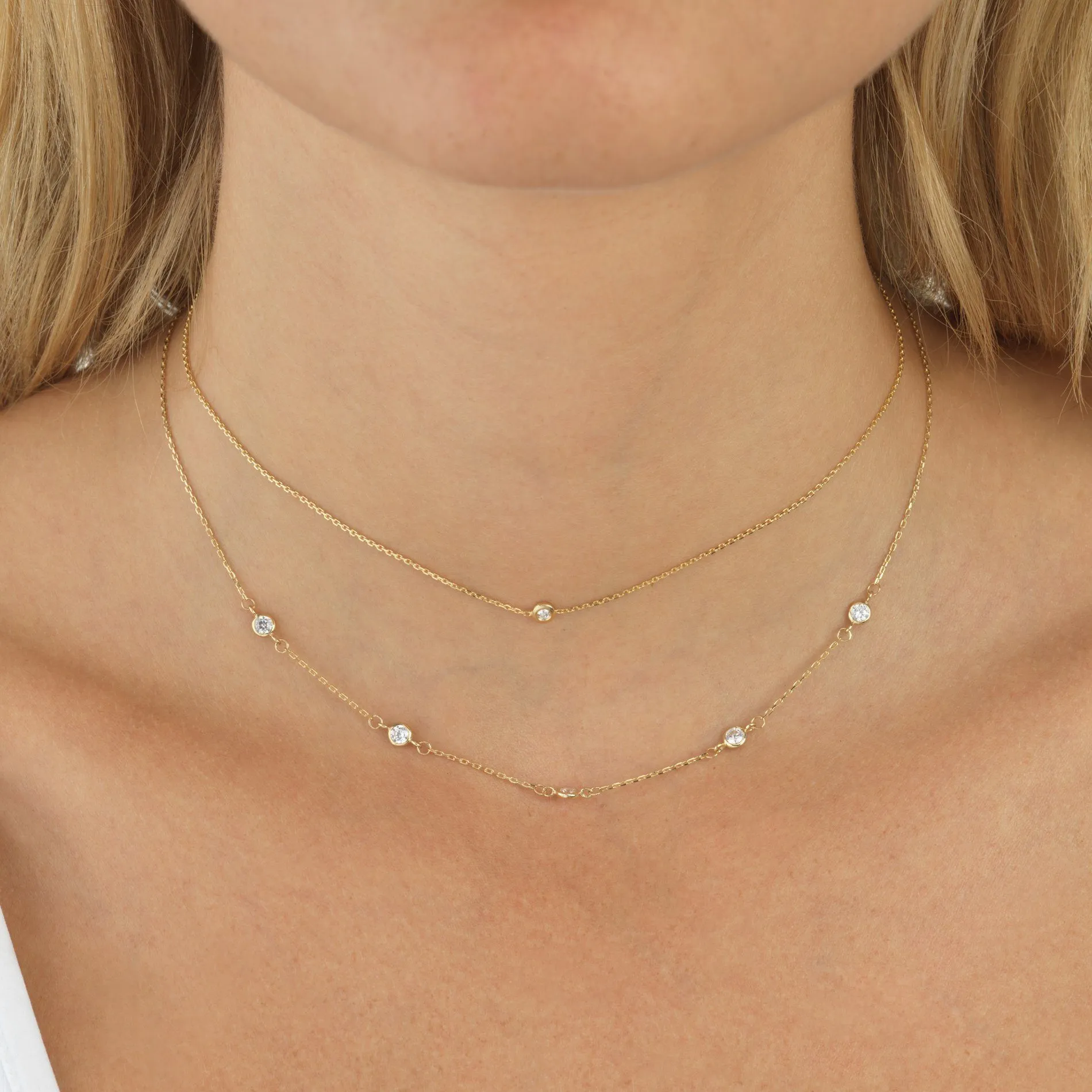 Olivia Necklace 14K