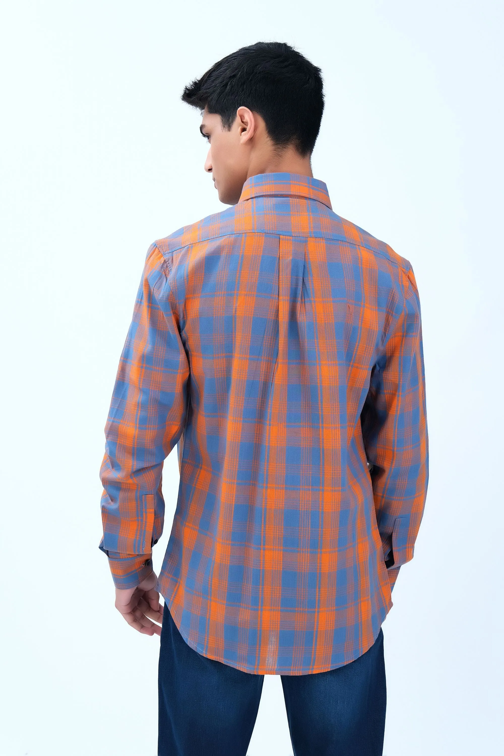 Orange Casual Shirt