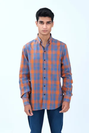 Orange Casual Shirt