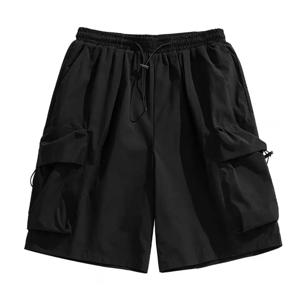 Outdoor Solid Color Cargo Shorts