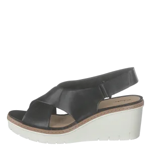 Palm Candid Black Leather