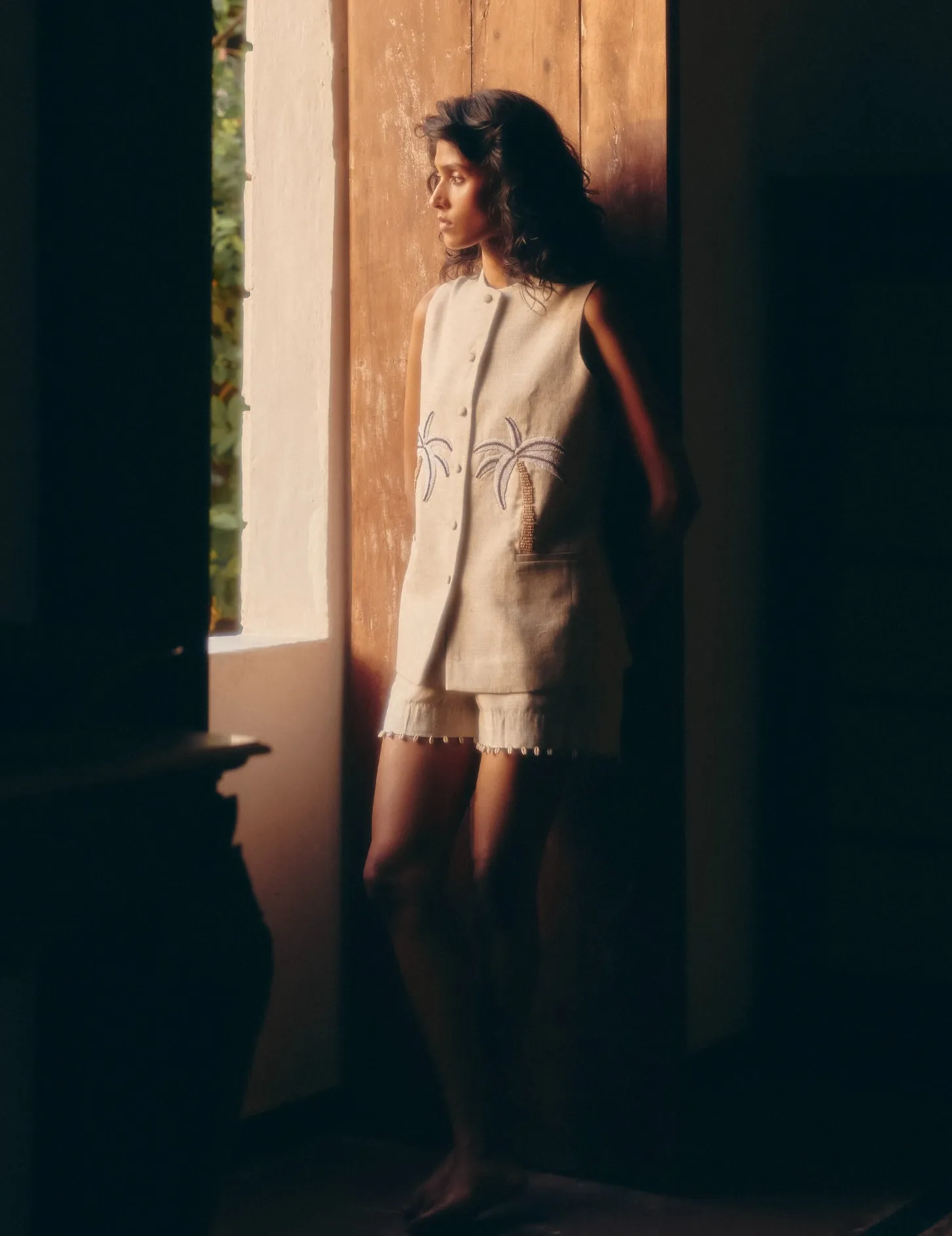 Palm island blazer and shorts