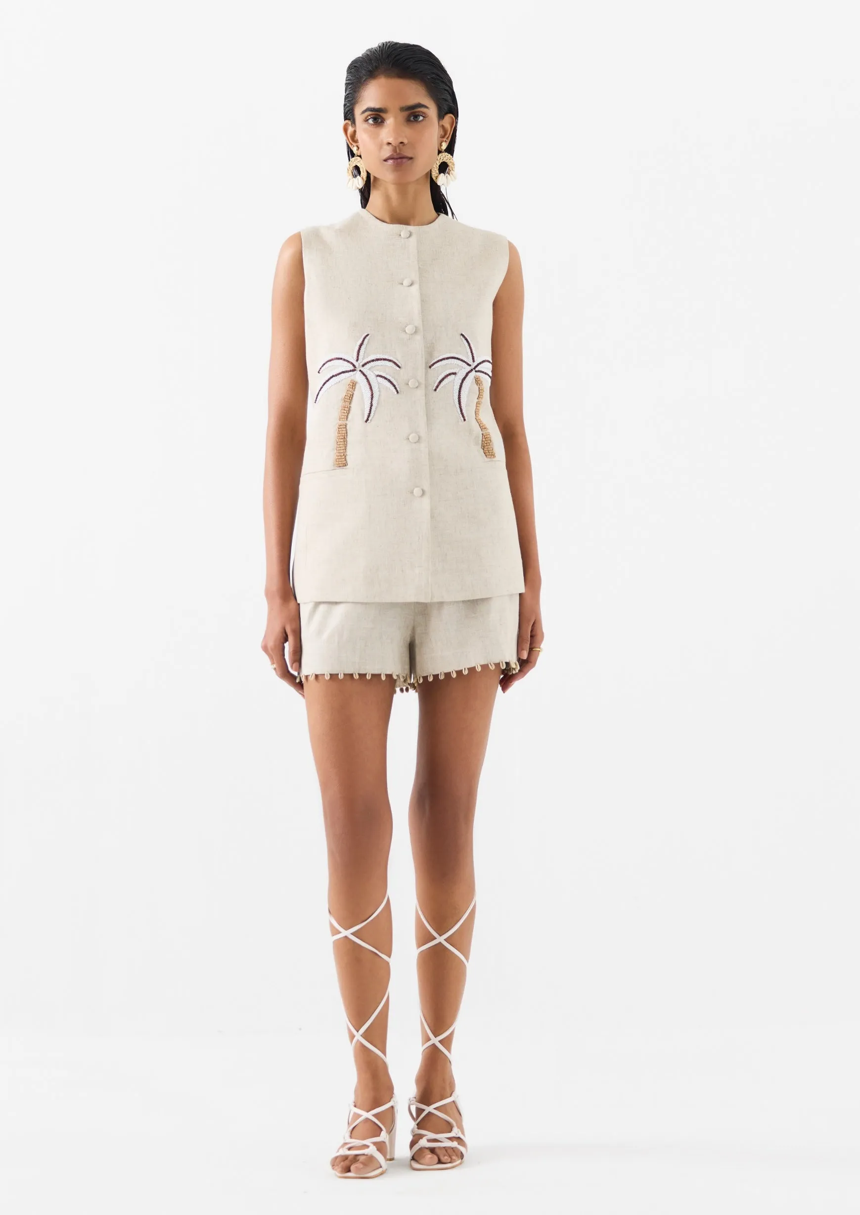 Palm island blazer and shorts