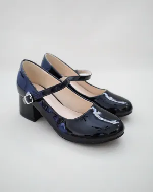 Patent Mary Jane Girls Block Heel