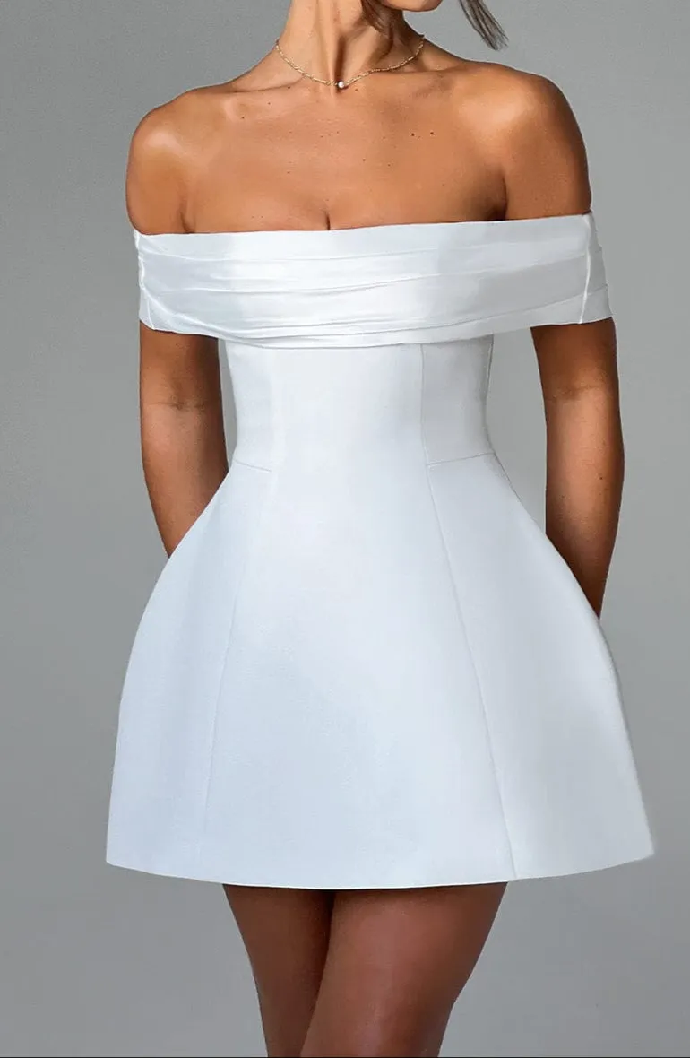 Paula Mini Dress - Ivory