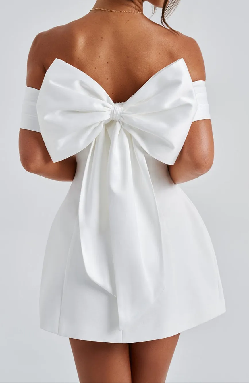 Paula Mini Dress - Ivory