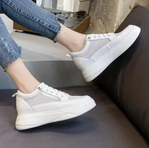 Petite Size Lace Mesh Casual Shoes GS324