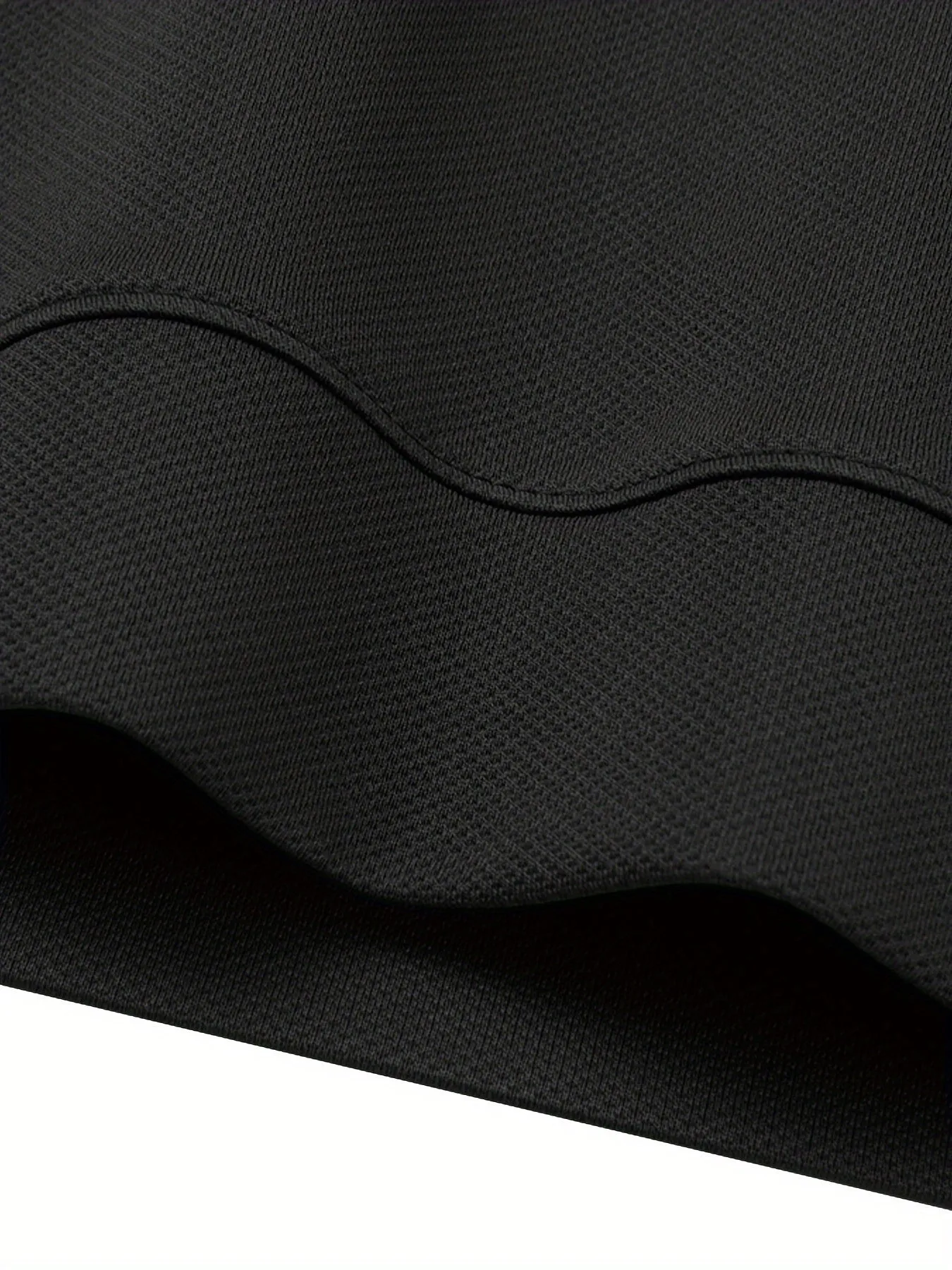 Polonik - Heren Poloshirt met Lange Mouwen, V-Hals Vest Ontwerp en Mouwpatroon