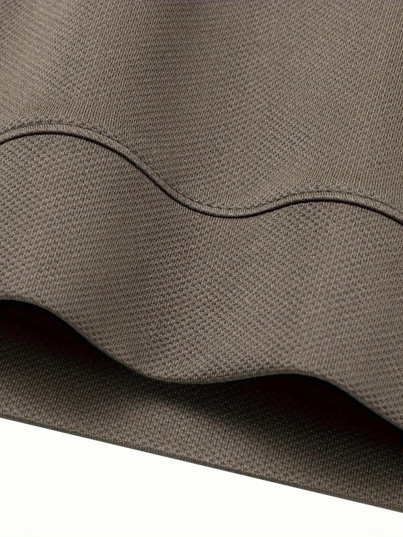 Polonik - Heren Poloshirt met Lange Mouwen, V-Hals Vest Ontwerp en Mouwpatroon