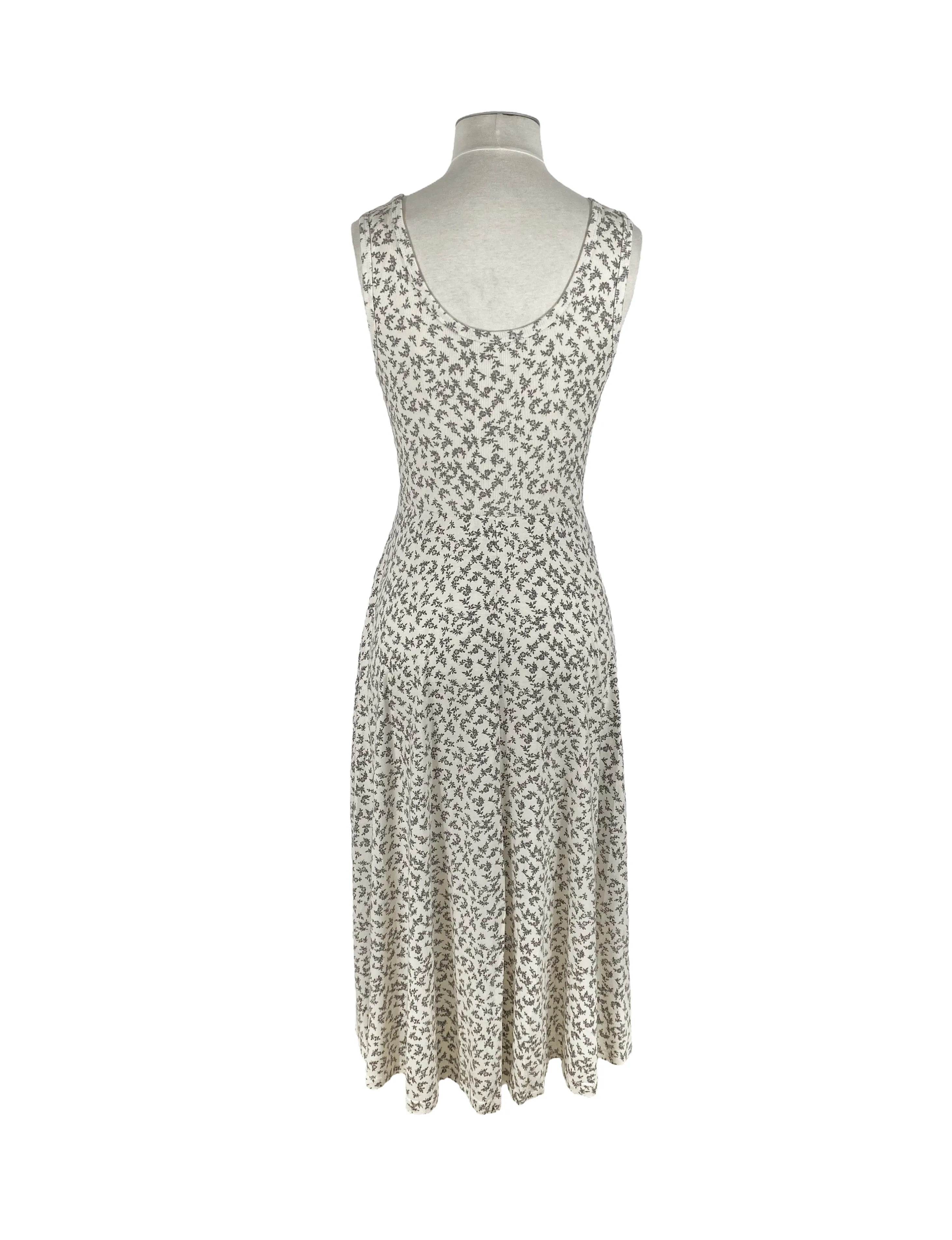 Printed Baby Rib Knit Dress