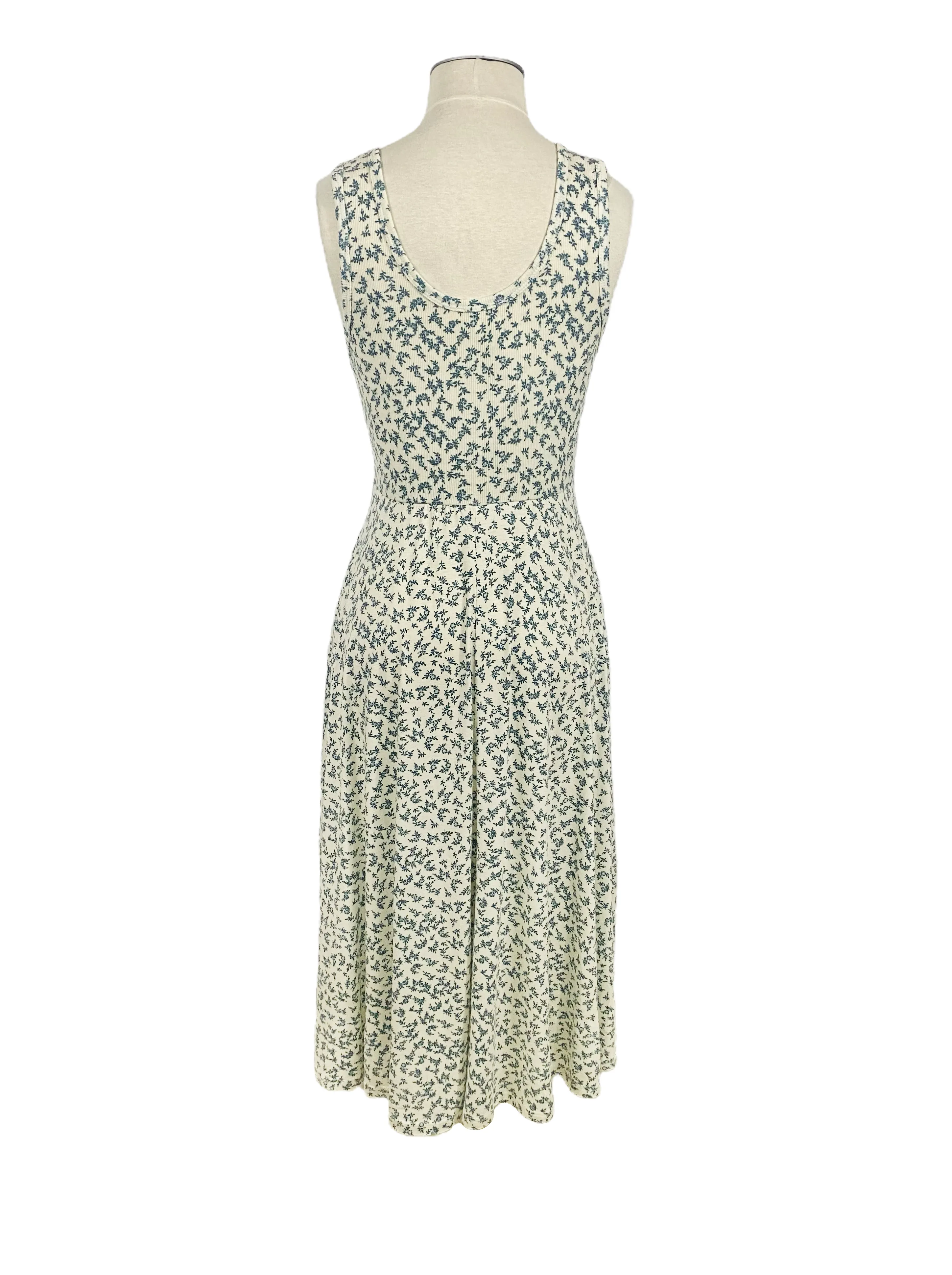 Printed Baby Rib Knit Dress