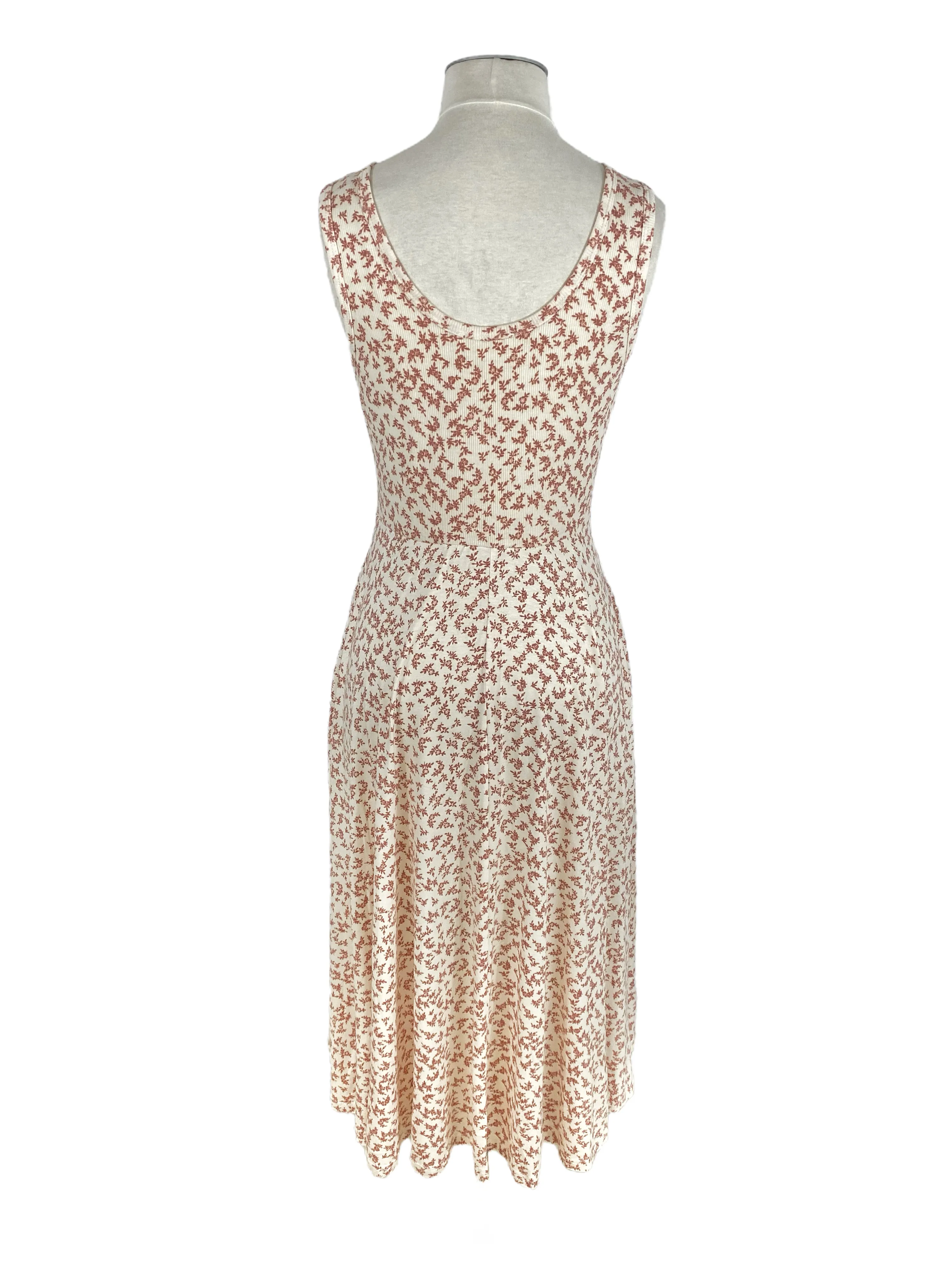 Printed Baby Rib Knit Dress