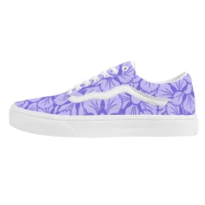 Purple Low Top Flat Sneaker