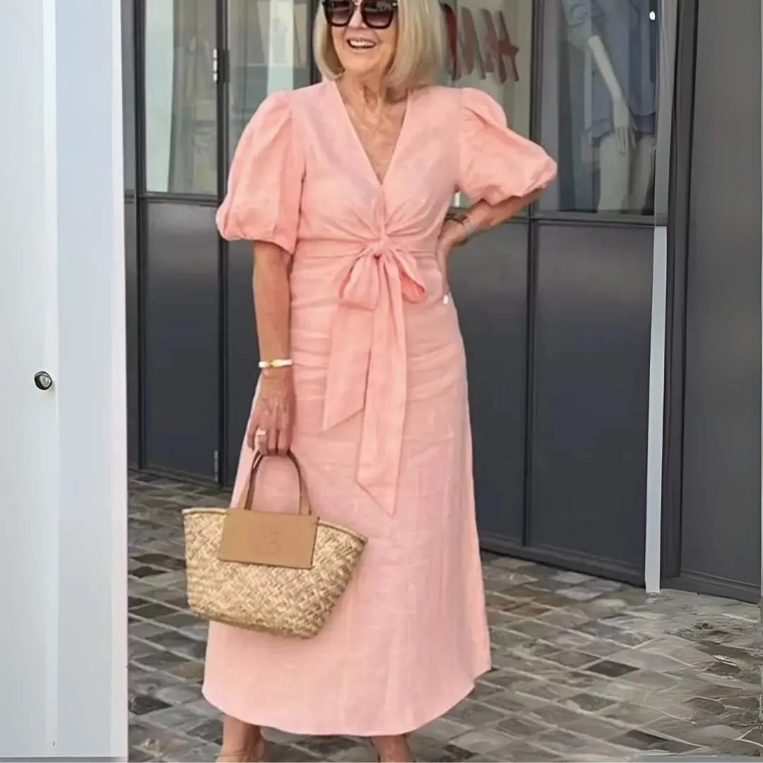 Rebecca™ | Elegant Puff Sleeve Dress