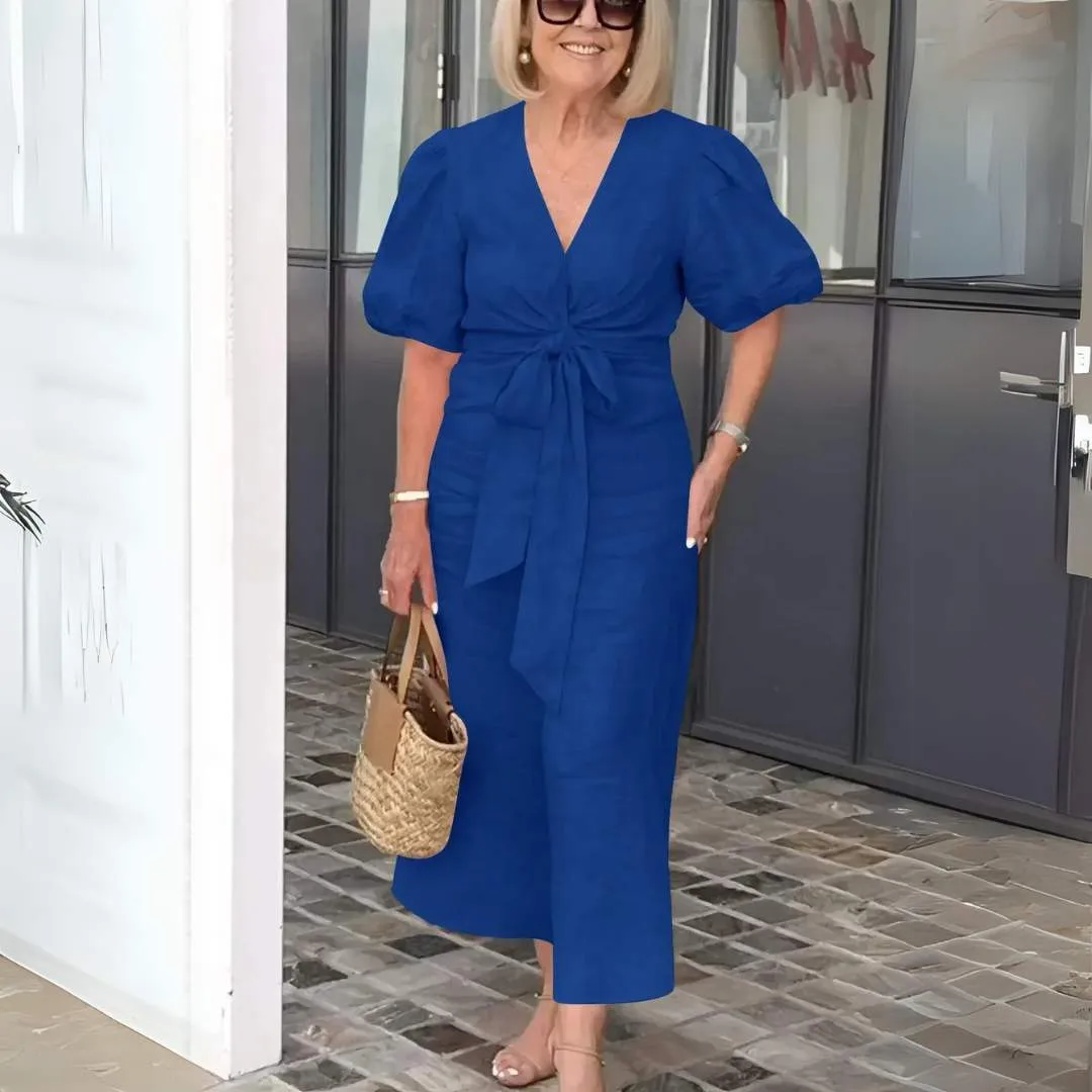 Rebecca™ | Elegant Puff Sleeve Dress