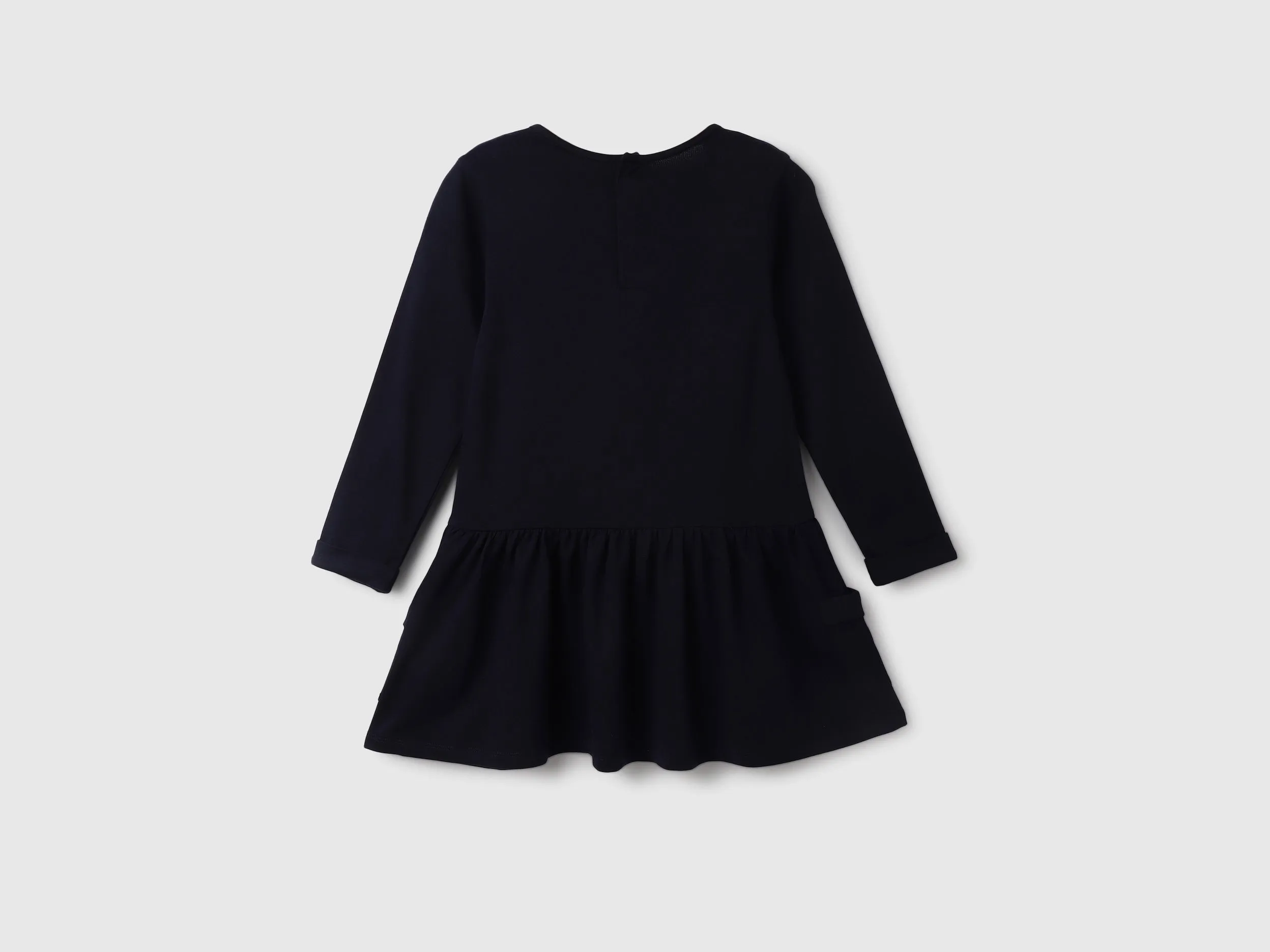 Regular Fit Round Neck Solid Dress