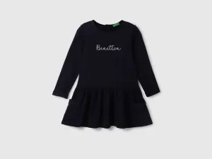 Regular Fit Round Neck Solid Dress
