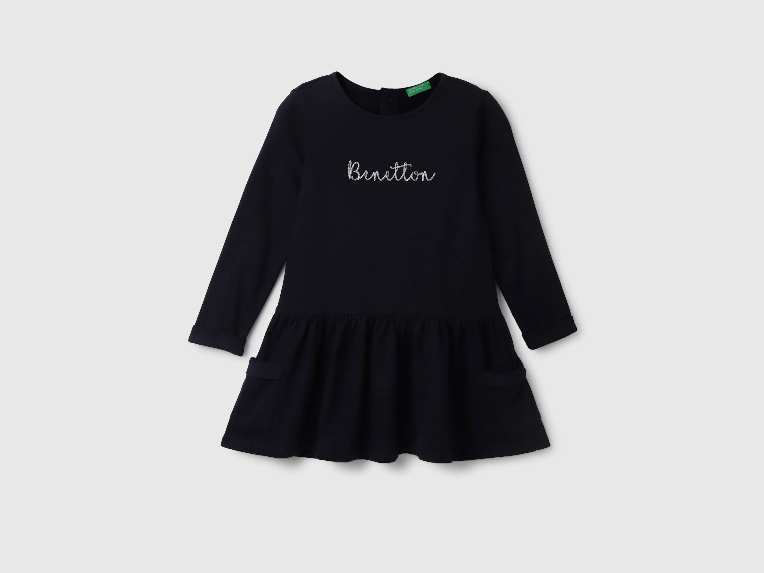 Regular Fit Round Neck Solid Dress